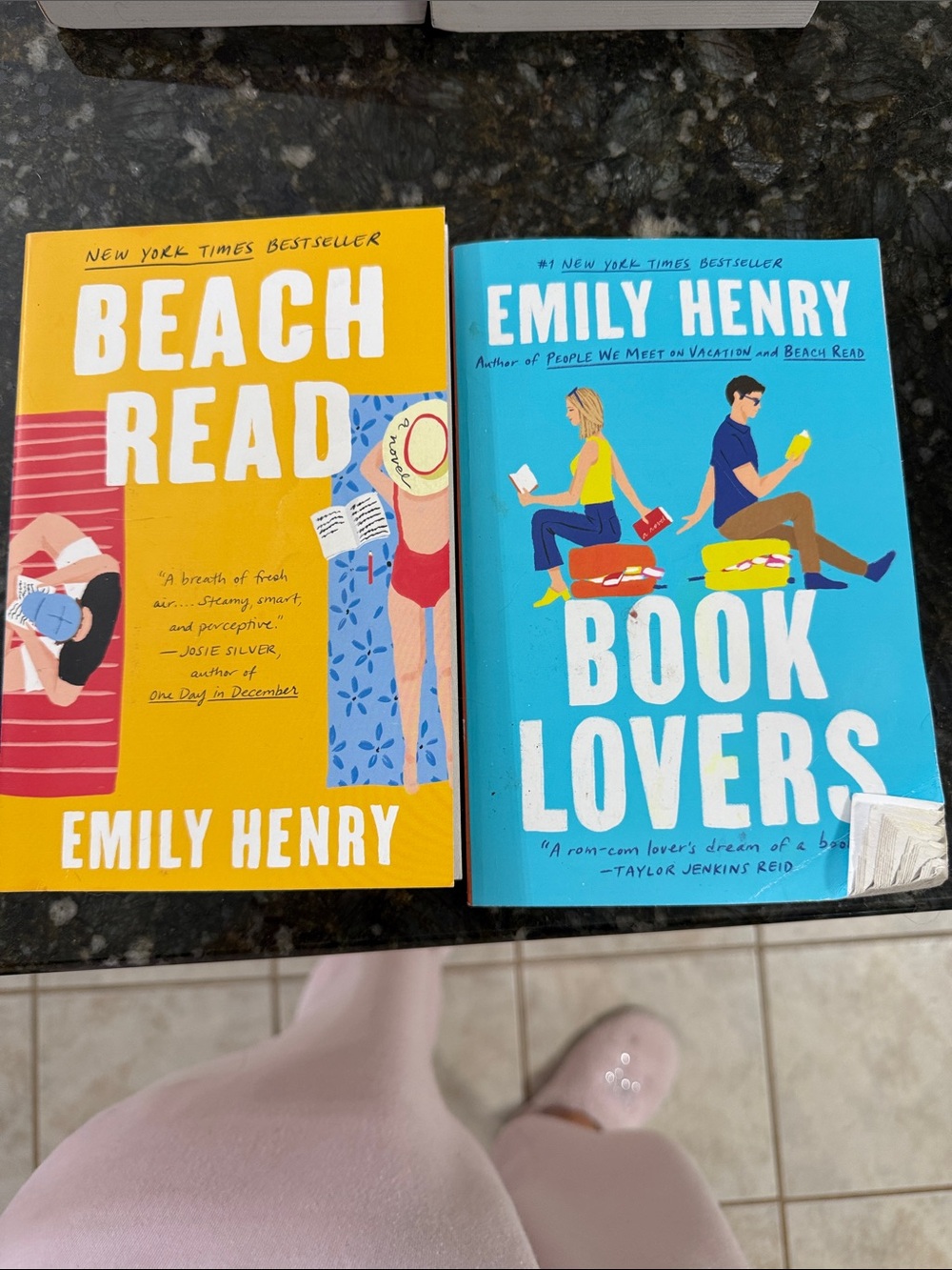 Beach Read & Book Lovers - Yellow & Blue Paperback Book Set